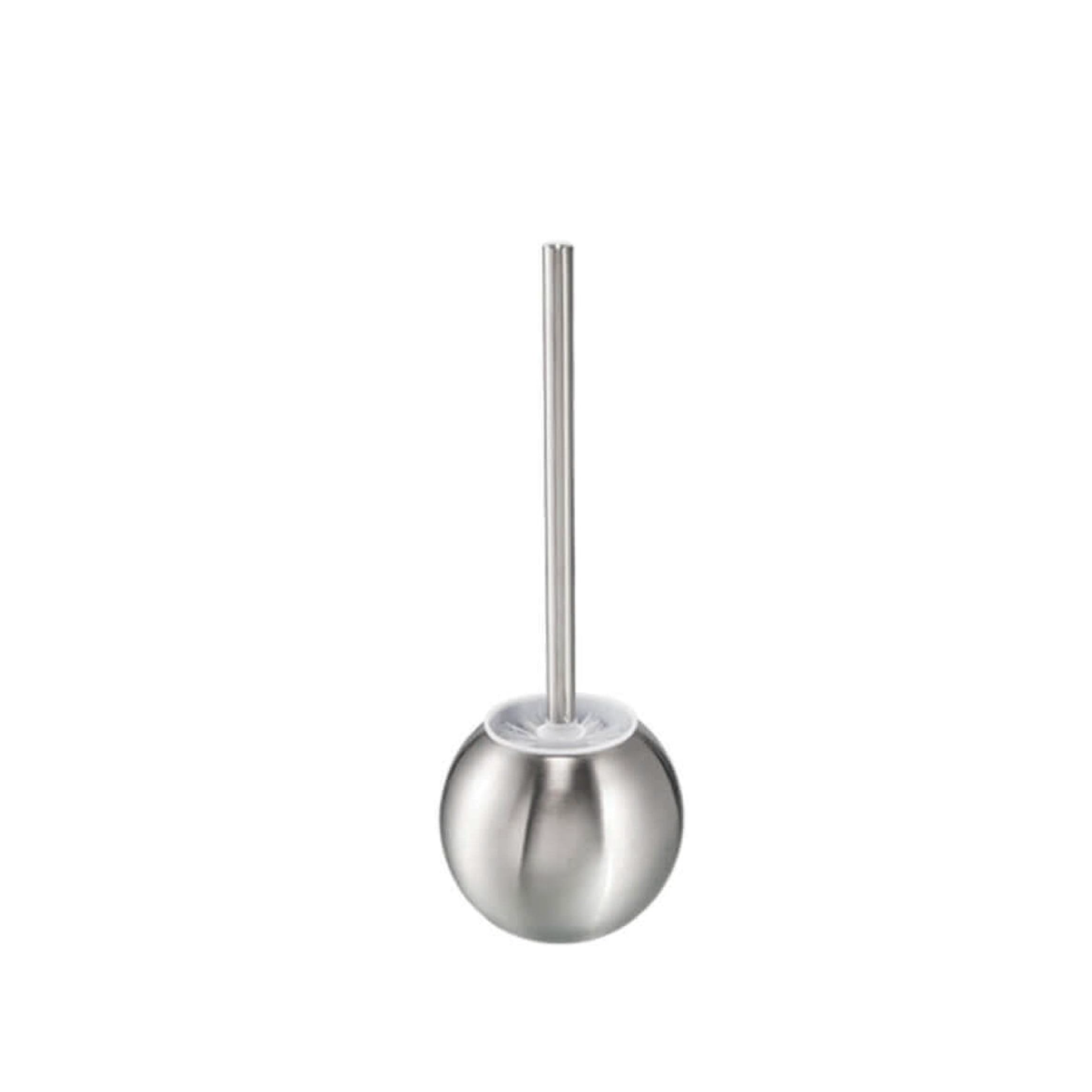 Round Base Stainless Steel Toilet Brush